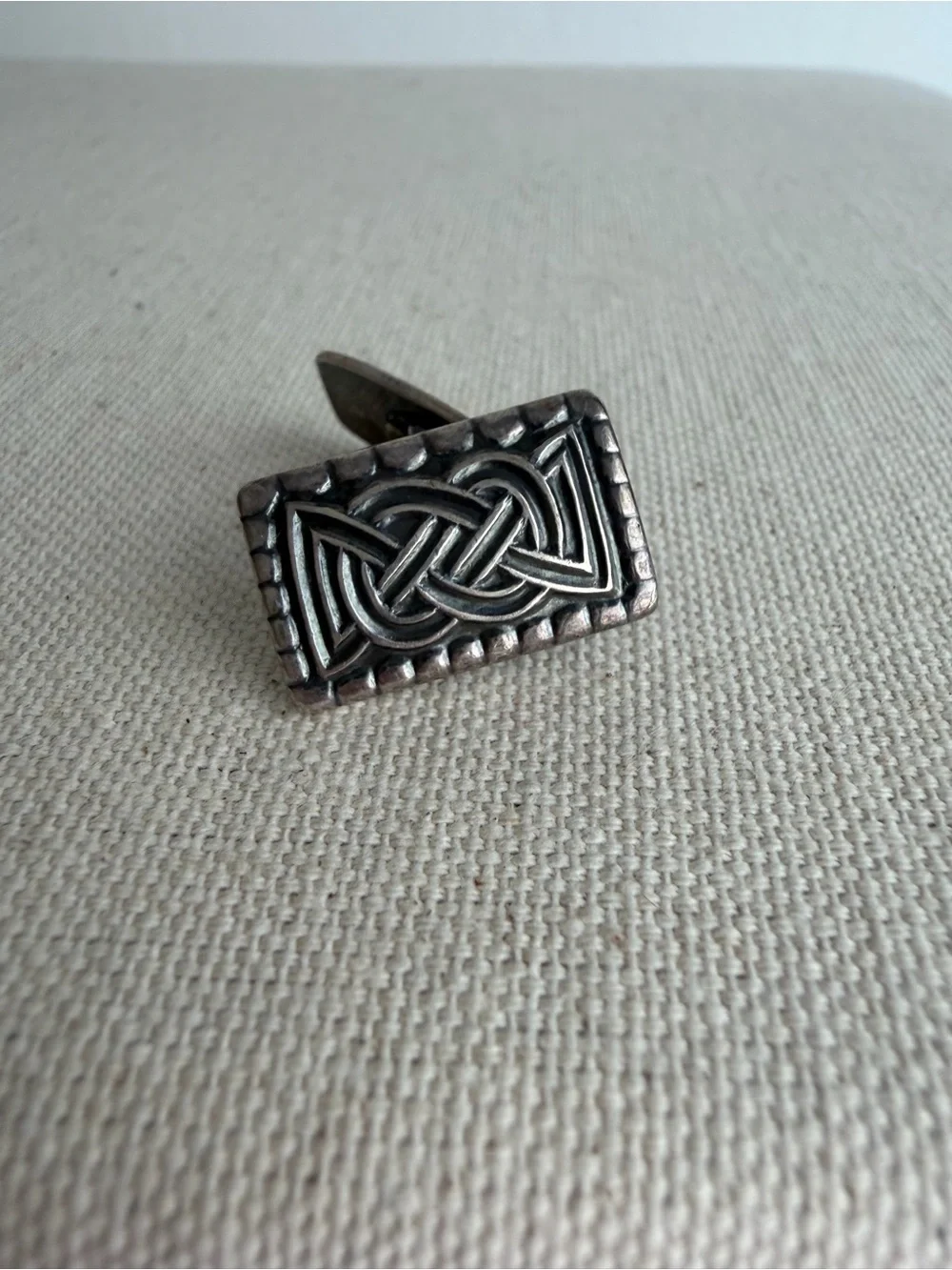 David Andersen Norway 925 Sterling Silver Oseberg Viking Knot Cufflinks